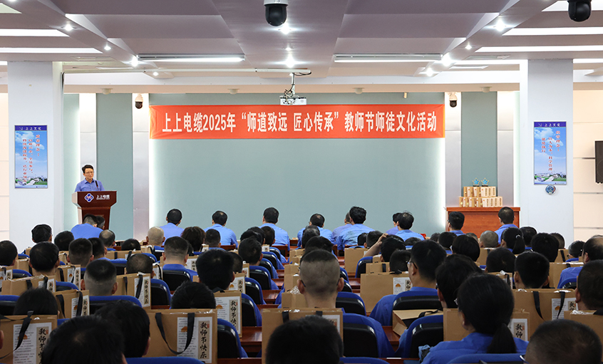 师道致远 匠心传承  pg电子电缆2025年西席节“师徒文化”建设活动顺遂举行